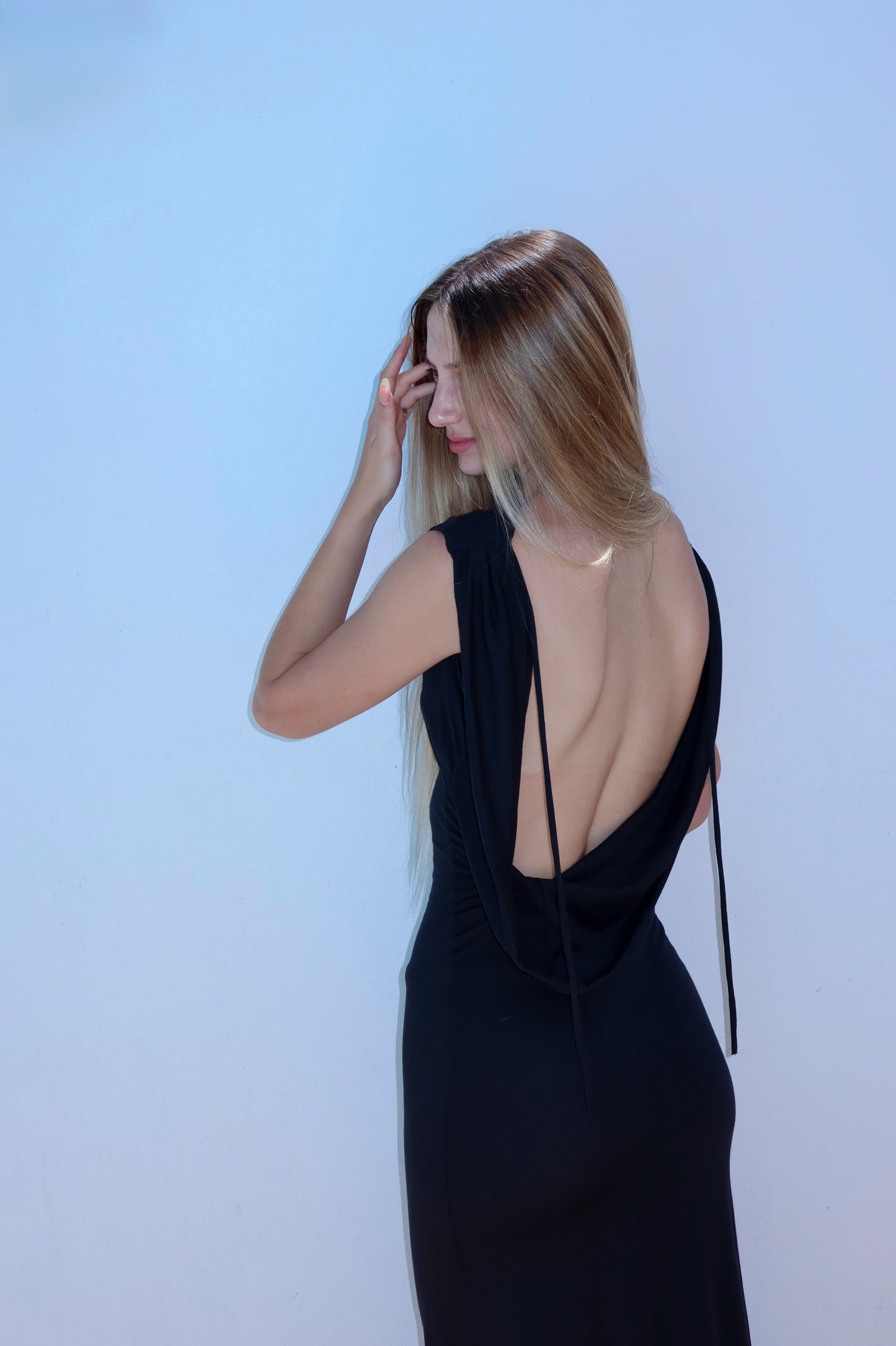 Axis Silk Jersey Dress