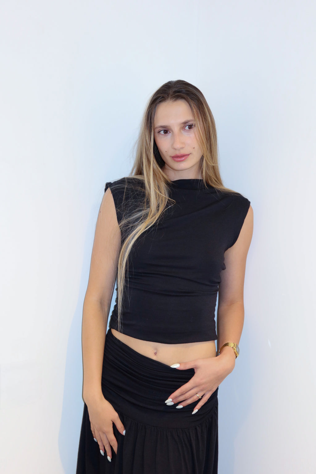 Shift Silk Jersey Top