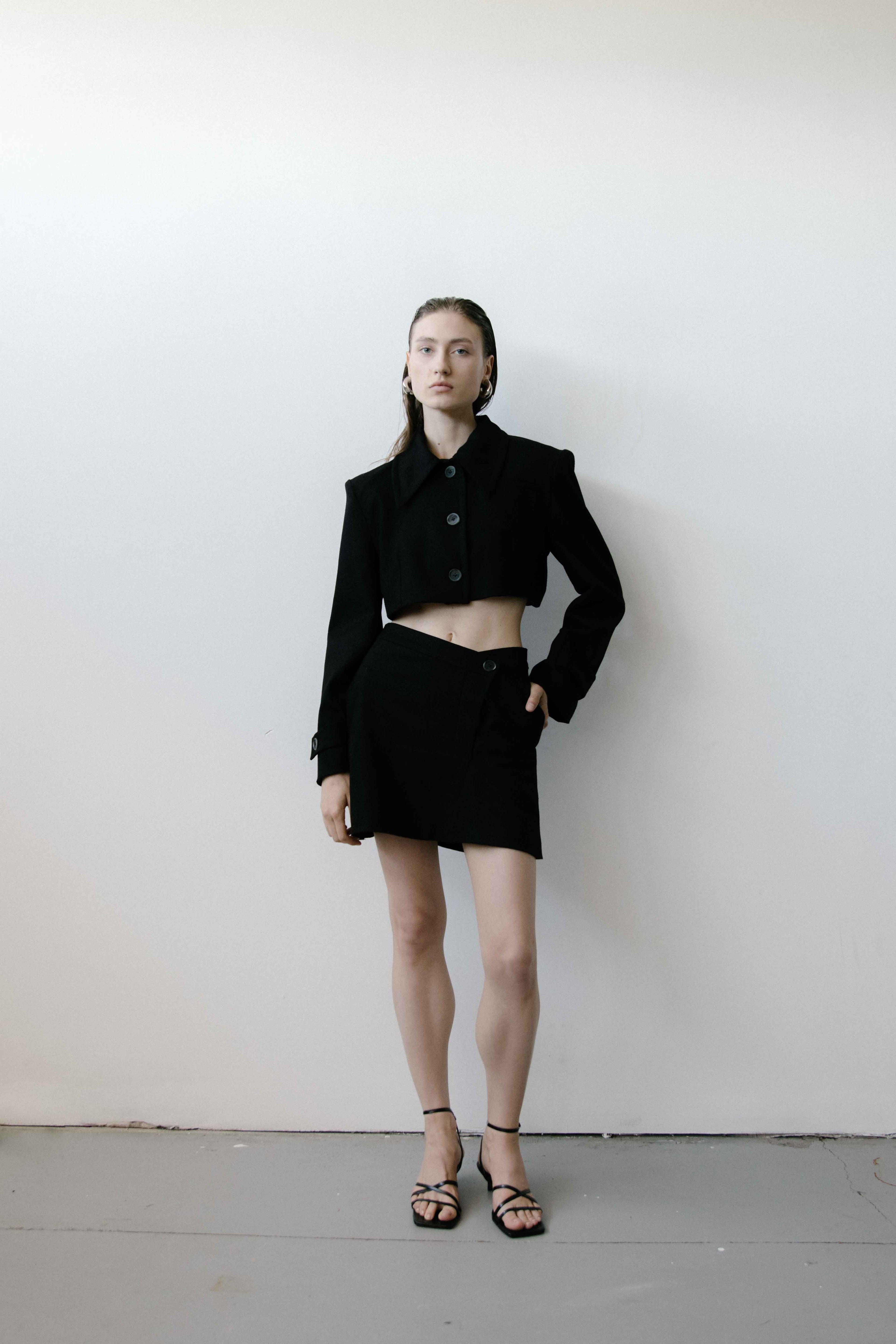 Triangle Black Skirt