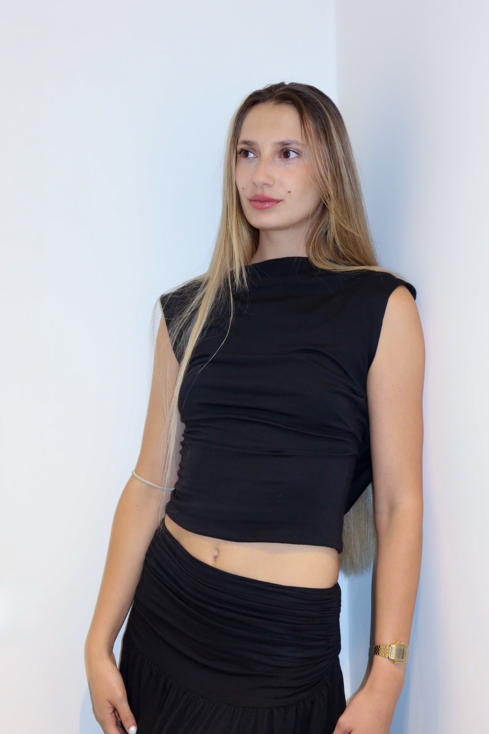 Shift Silk Jersey Top