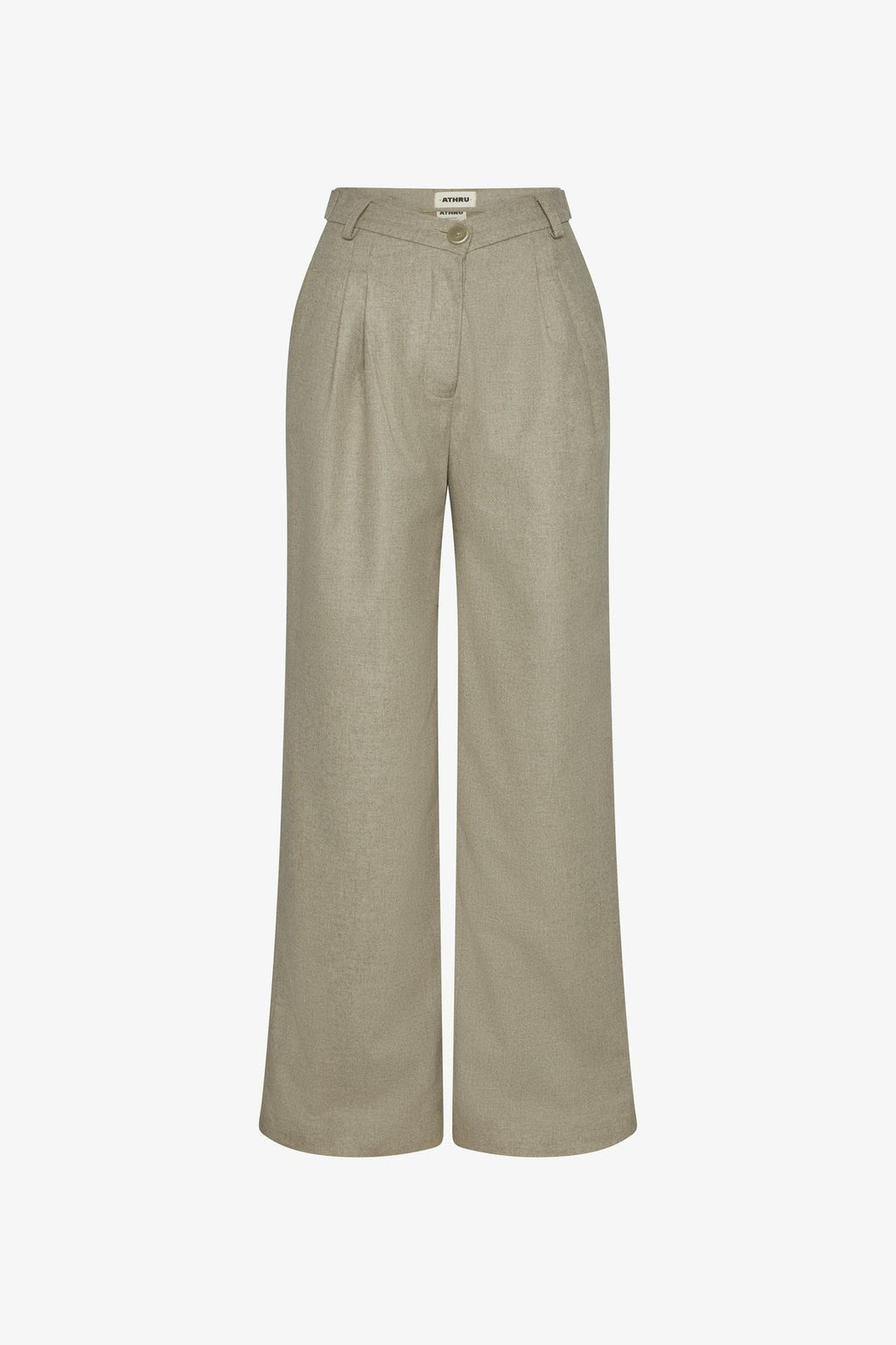 Triangle Taupe Melange Trousers