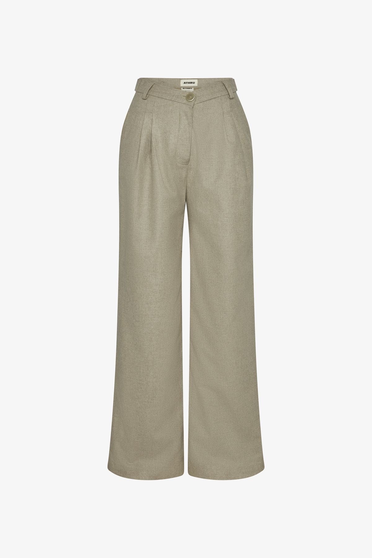 Triangle Taupe Melange Trousers