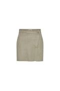 Triangle Taupe Melange Skirt