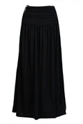 Veil Silk Jersey Maxi Skirt