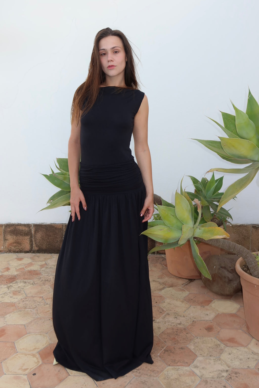 Phase Silk Jersey Dress