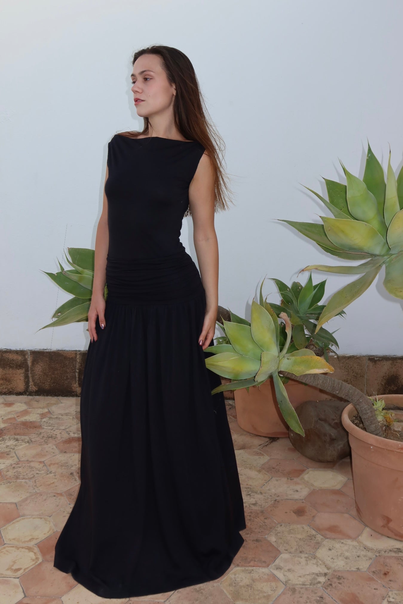 Phase Silk Jersey Dress